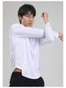 Men's Outdoor Quick-Dry Loose-Fit Long Sleeve Running Shirt - Plus Size, Sweat-Wicking, Marathon Team Uniform for Spring and Autumn Fitness