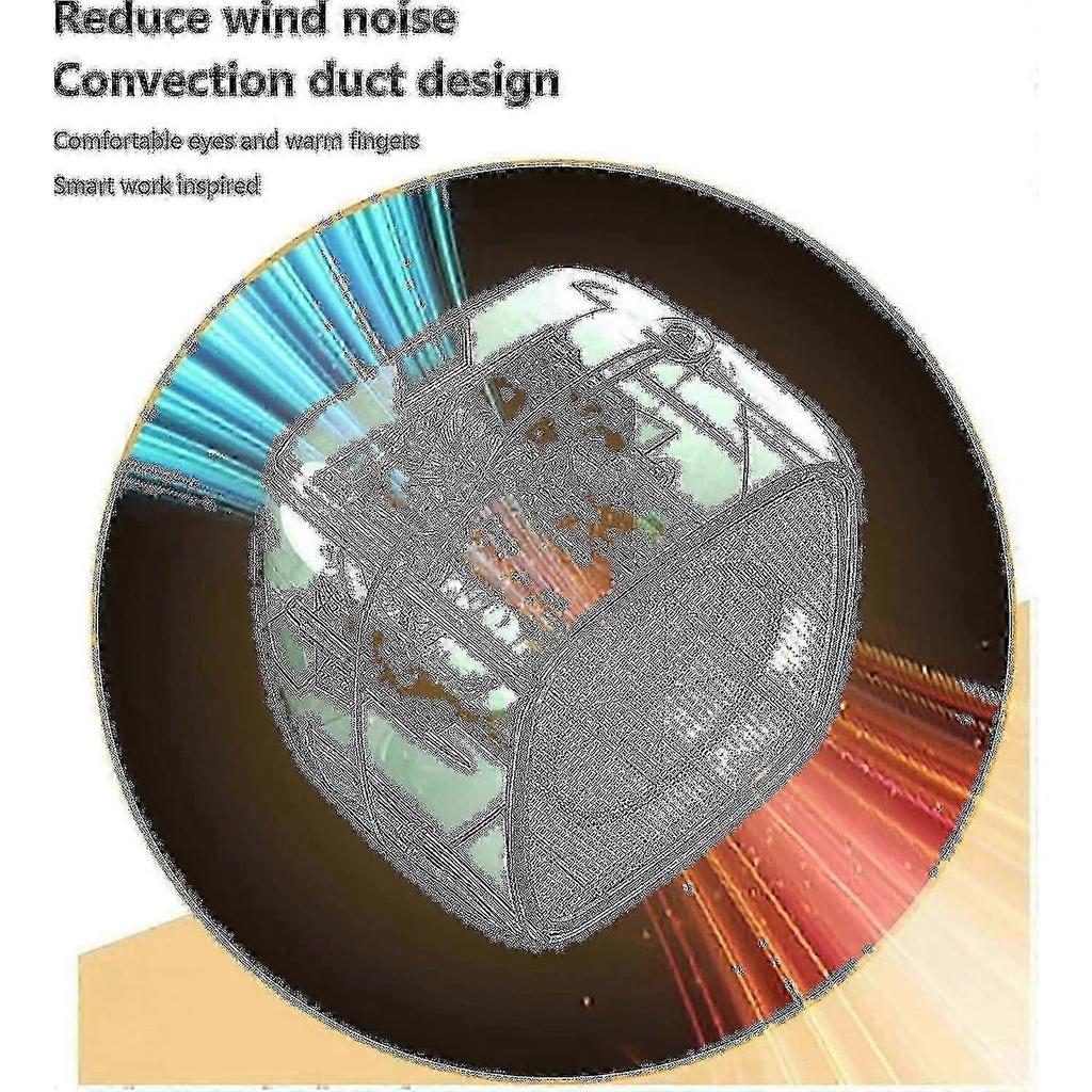 Battery Powered Portable Space Heater with Thermostat - High Output Mini Electric Heater Fan for Winter 25-26 Edition