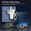Icsee Dual-Lens 5G WiFi Camera: HD Color Night Vision, Mobile-Powered Remote Outdoor Monitor
