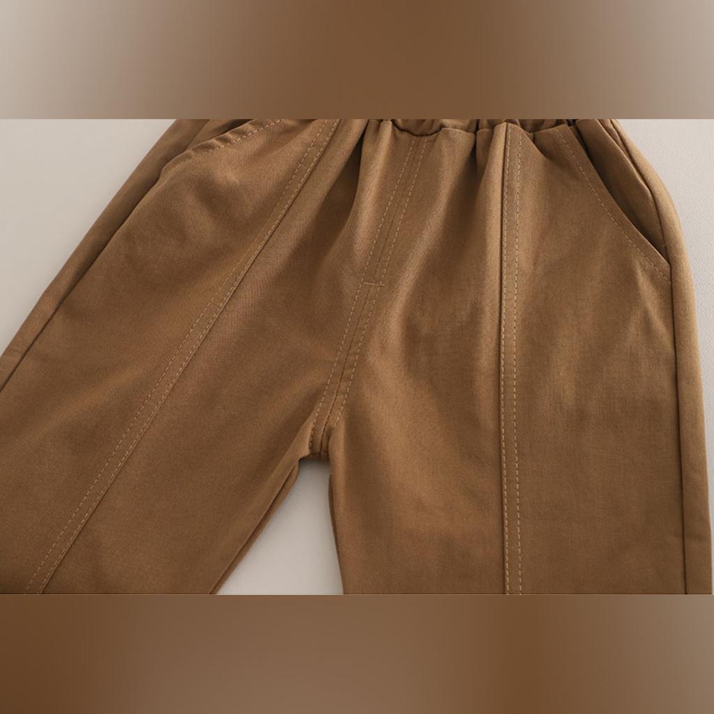 Kids Casual Long-Sleeve Set, Comfortable Daily Wear Outfits