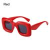 1pc Oversized Cute Heart-Shaped Inflated Sunglasses for Women Trendy Chunky Sun Glasses Retro Thick Frame Funny Shades