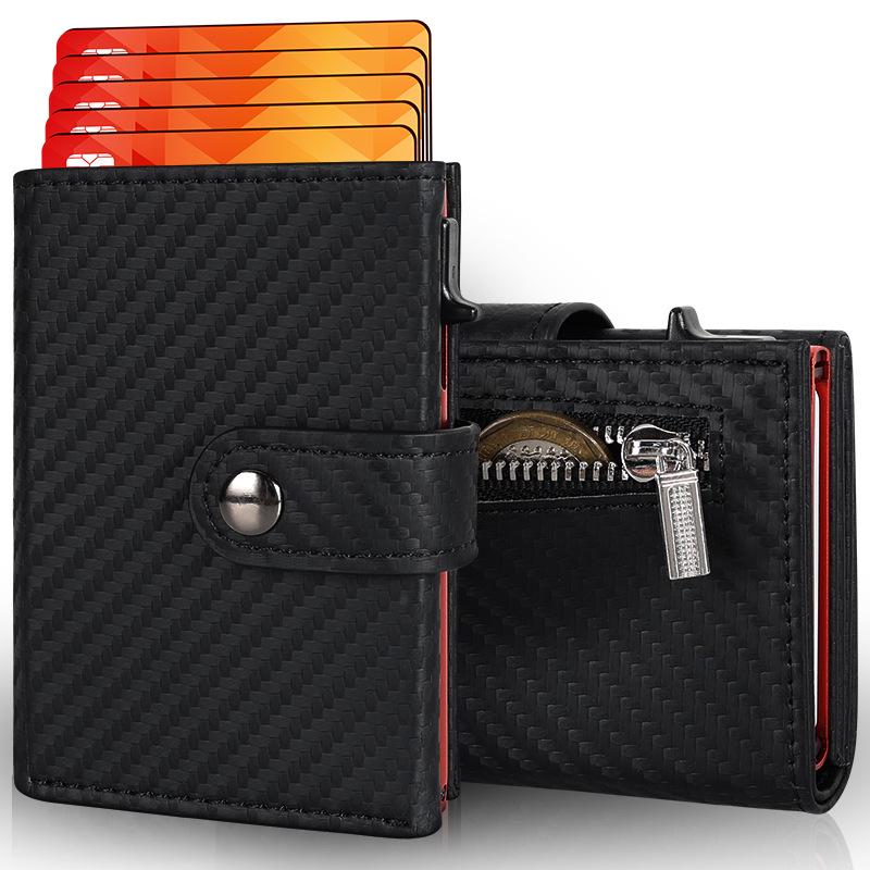 RFID Men's Anti-theft Aluminum Alloy Multi-card Credit Card Holder