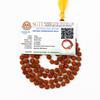7MM Sacred Rudraksha Mala|Authentic Meditation Beads for Spiritual Prayer, Yoga, and Positive Energy| Japa Mala from Genuine Rudraksha Seeds