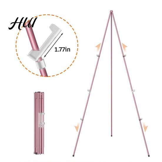 Easel Display Stand Collapsible Portable Metal Tripod Art Adjustable Painting for Canvas Wedding Sign