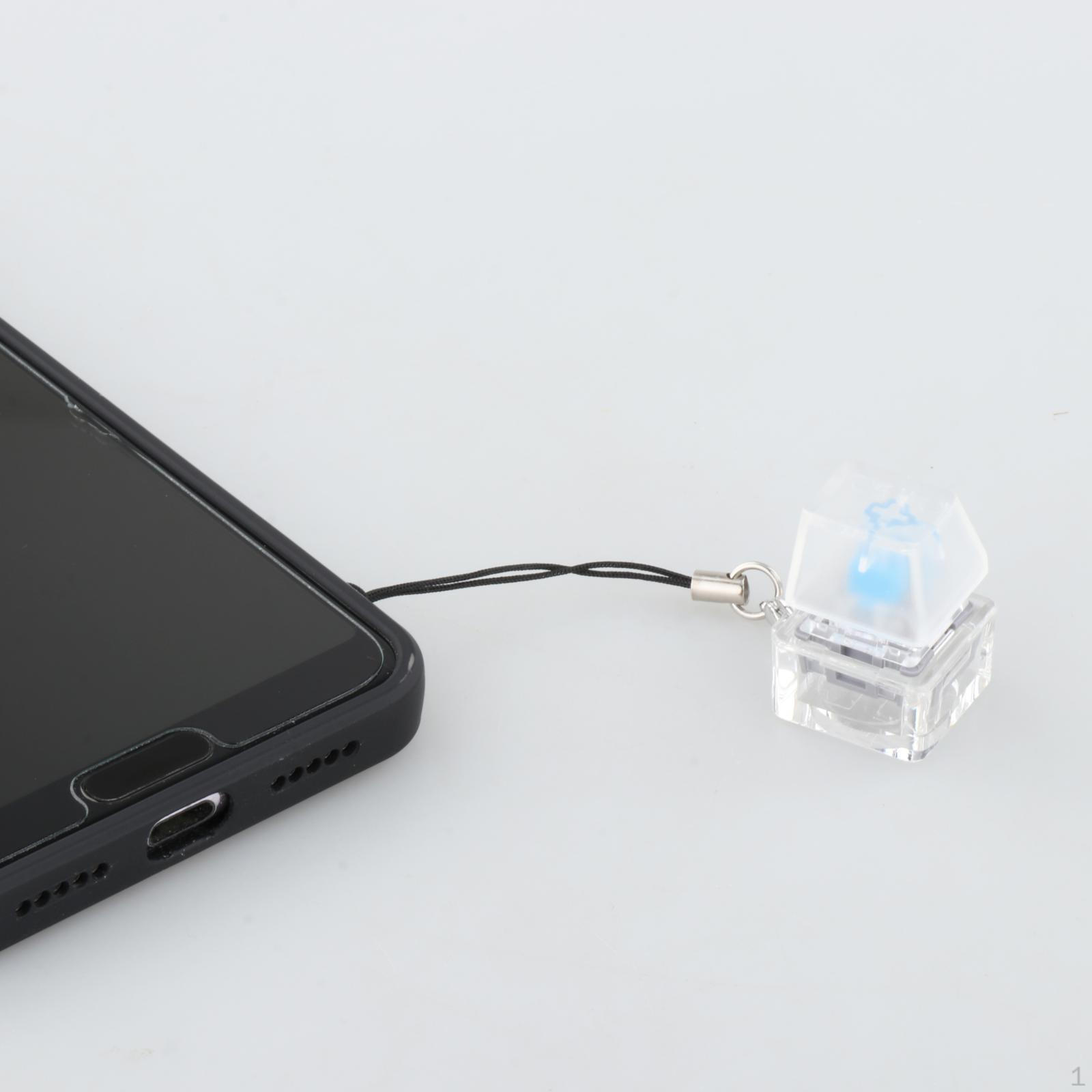 

Компактный тестер переключателей клавиатуры — портативный брелок для энтузиастов DIY Clear No Light