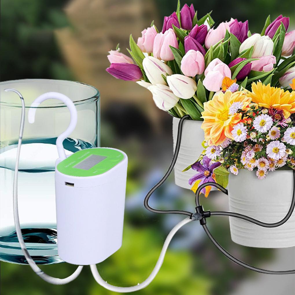 ABS Solar Drip Irrigation Kit Easy Installation Intelligent Timing Lazy Person’s Watering Tool Plant