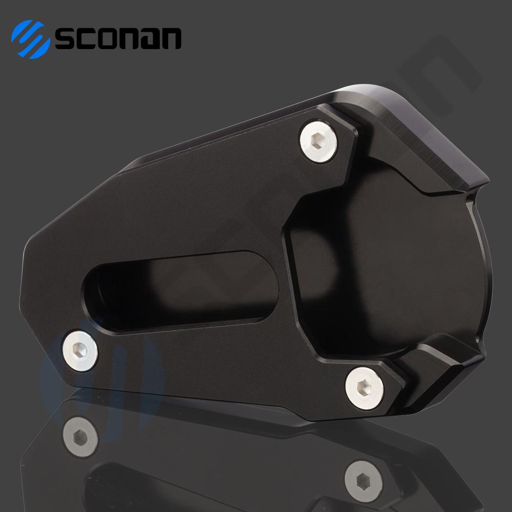 Motorcycle Side Stand Pad Plate Kickstand Enlarger Support Extension Pad For SUZUKI Gladius SFV 650 SFV650 2009 - 2016 2017