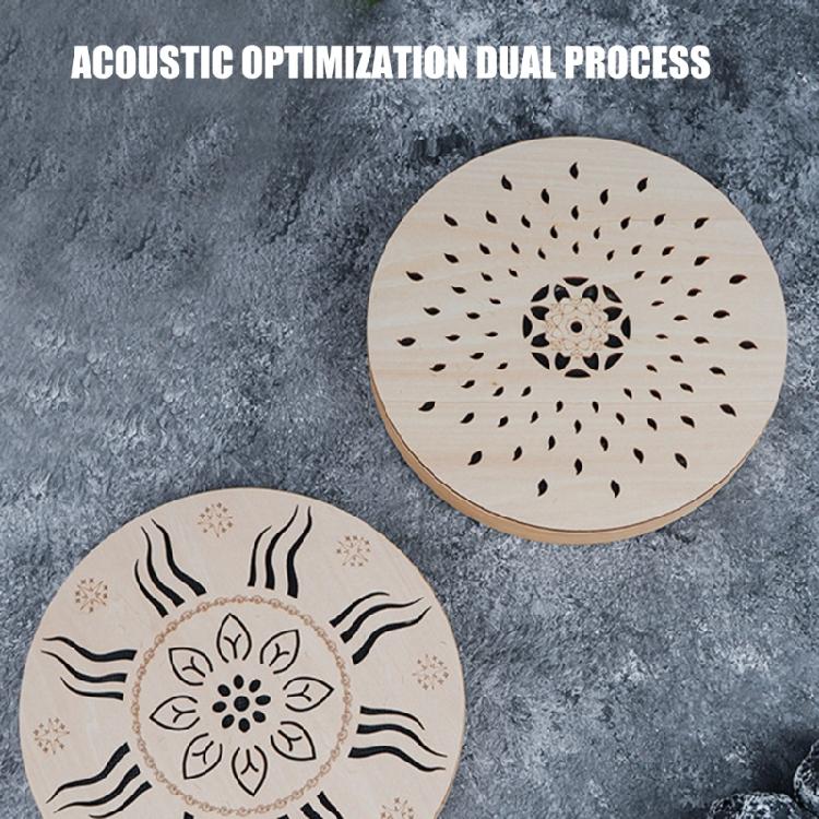 Soothing Water Sound Effect Drum Outdoor Percussion Instrument Sound Simulator for Garden and Meditation Session