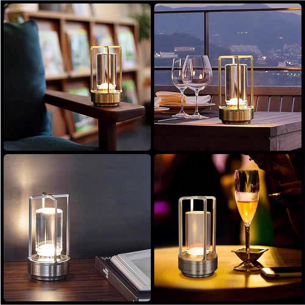 Portable Outdoor Table Lamp - Ideal for Camping, Cafes, and Romantic Ambiance