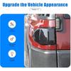2PCS Taillights Smoked Tint Light Lamp Covers for Toyot@ FJ Cruiser 2007-2021, ABS Material Car Lights Guard Cover Trim Exterior Accessories,