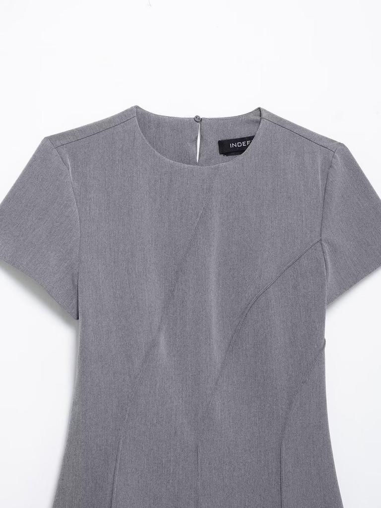 TAOP&ZA Elegant Spring/Summer Women's Short Sleeve Mini Dress