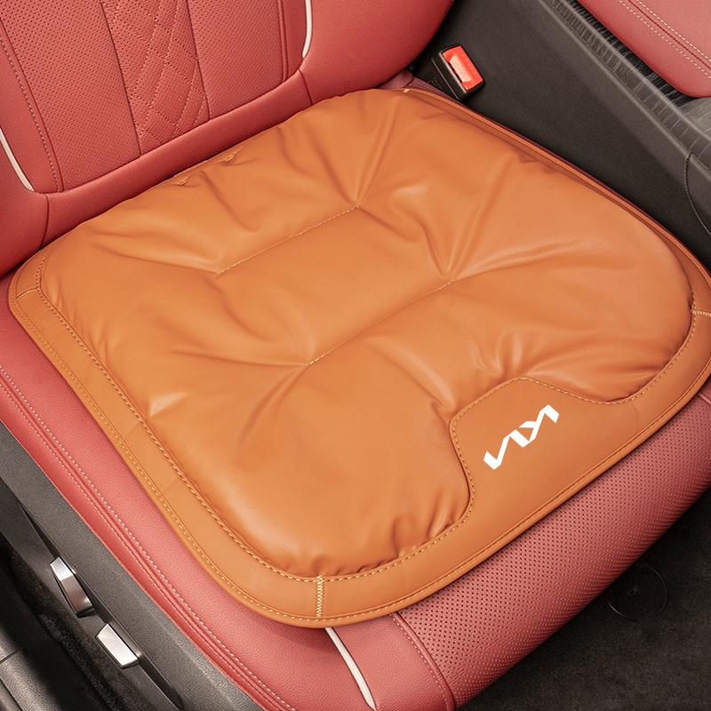 THCR5 Car Seat Cushion Leather Soft Pad Interior Accessories For KIA EV6 RIO Ceed Sportage Cerato Soul Sorento Picanto Optima Stinger