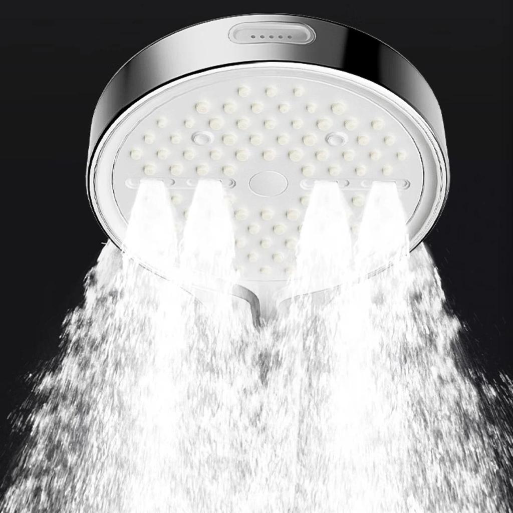 SUPOR Handheld Shower Head with Large Panel and Spray Gun, 1.5m Shower Hose, 3-Piece Shower Set