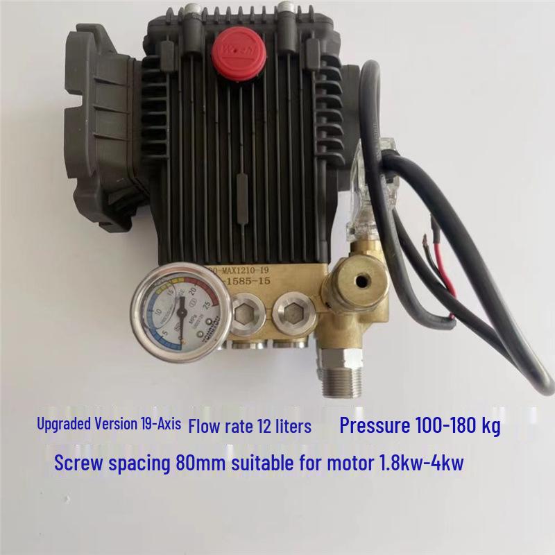 High-Power Car Pressure Washer Pump with Brush Attachment