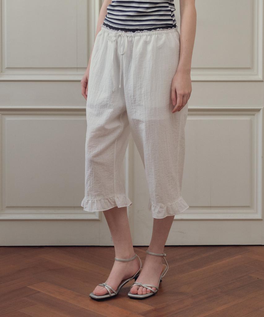 Cita Lace Point Frill Pants_Ctb573(White)