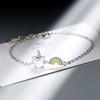 Chain Femme Bracelet 925 Silver Unicorn Chain Link Bracelet Infinity Infinite Lobster Clasp Bracelet for Women Jewelry