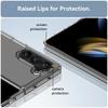 Colorfull Acrylic Transparent TPU Flpd Phone Case for Samsung Galaxy Z Fold 6 5 4 3 5G Z Fold6 Flip6 Anti-fingerprint Back Case