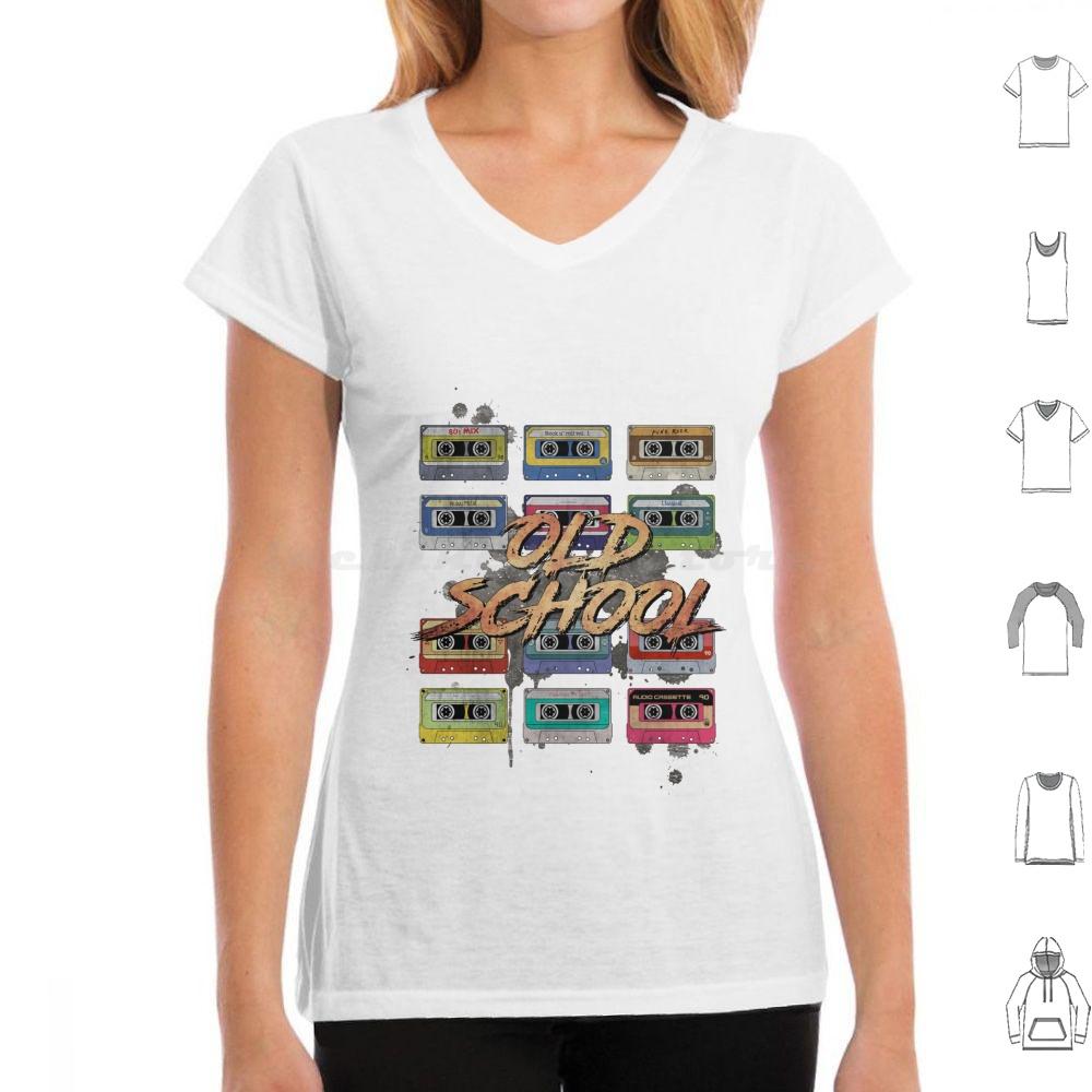 

Old School T Shirt Cotton Men Women DIY Print Old School Dirty Grunge Cassette Tape 80 80s 1980 90 90s 1990 Music Punk Rage 4XL