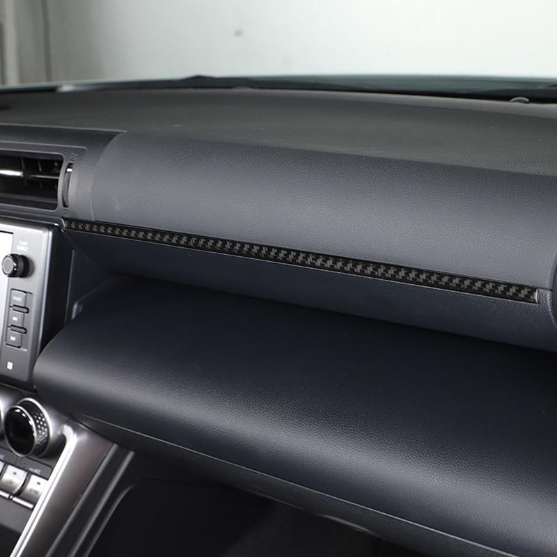 Real Carbon Fiber Car Accessories Co-pilot Strip Cover Soft Sticker For Subaru BRZ/ For Toyota GR86    2024 2025