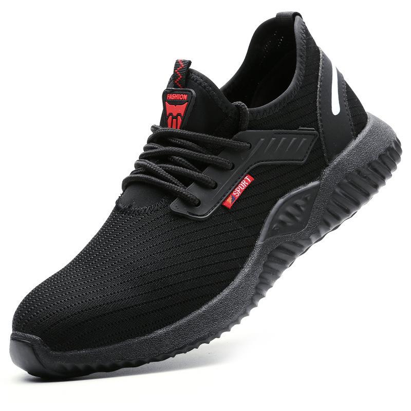 

Летающие тканые легкие рабочие страховые ботинки мужские стальные мешкообразные головные уборы противоударные и проколотые защитные ботинки 46