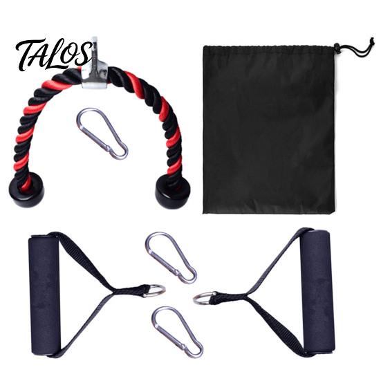 7Pcs Colorful Arm Rope Biceps Drawstring Down Training Triceps Exerciser Set