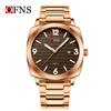 OFNS Fashionable Thin Men's Quartz Watch Waterproof Night Light Single Calendar Simple Ccasual Men's Quartz Watch