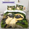 Shaun the Sheep2 Pattern Bedding Quilt Set  Home Decoration  Gift (1 * duvet cover + 2 * pillowcase  without core)