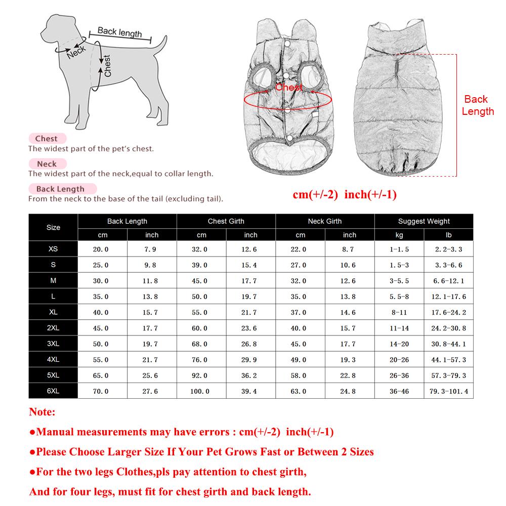 Reversible Pet Clothes Winter Solid Puppy Jacket Coat Windproof Dog Button Vest Costume For Small Large Dogs Chihuahua Labrador