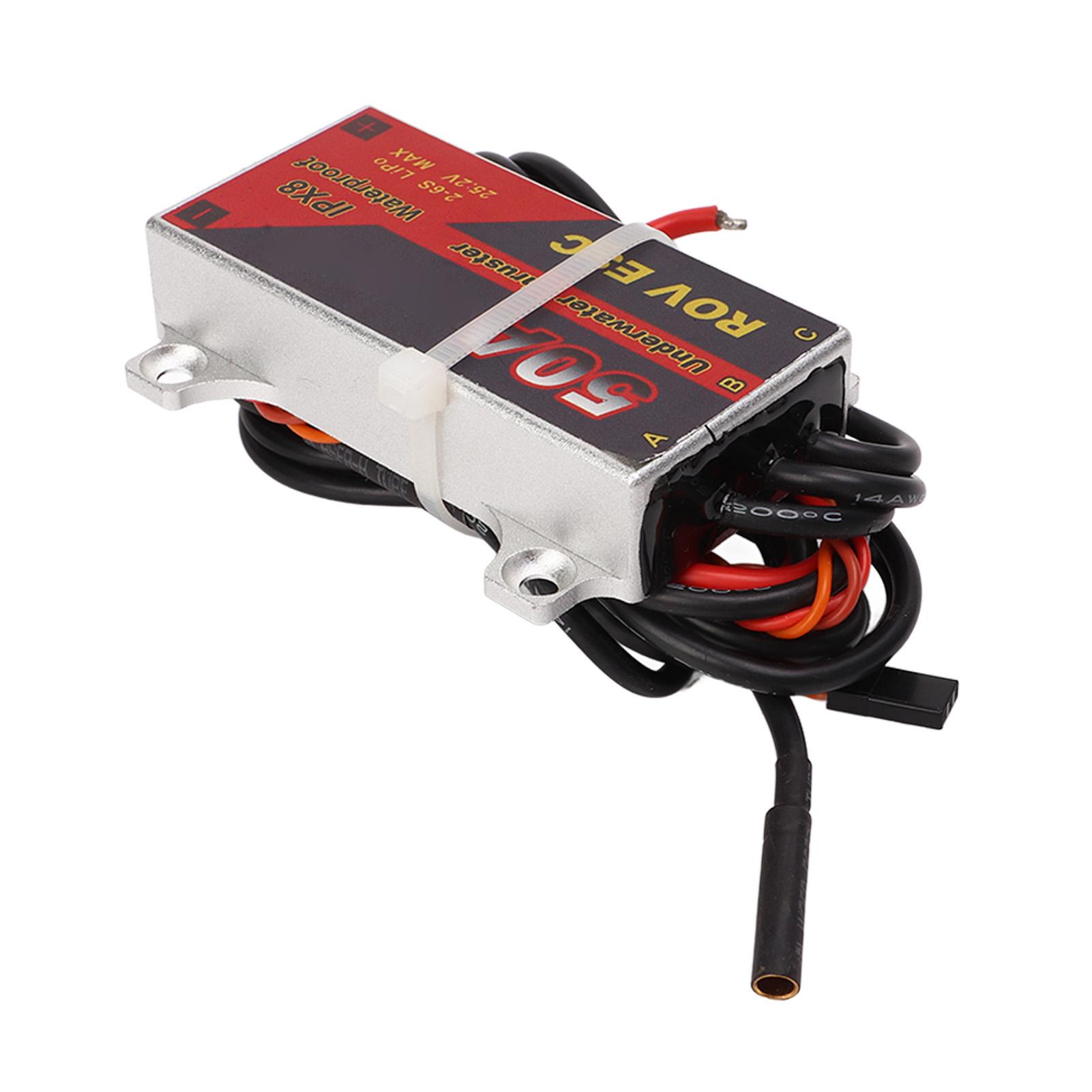 

Безколекторний ESC 50A IPX8 Водонепроникний Герметичний Сигнал PWM ESC для Підводного Рушія З Внутрішнім Обертанням