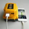 USB Power Source Li-Ion Battery Charger Adapter DCB090 For Dewalt 12-18V Battery