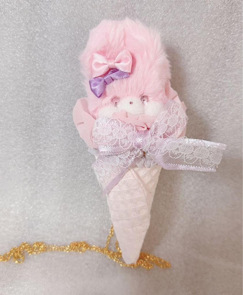 [USED] fairydays Artist Rabbit Felt Teddy Bear Handmade Plush Toy