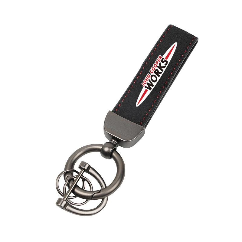 High-end Leather Key Chain Car Logo Keyring Auto Interiors Accessories For Mini Cooper One JCW F54 F55 F56 F57 F60 R50 R52 R53  rdxzk11