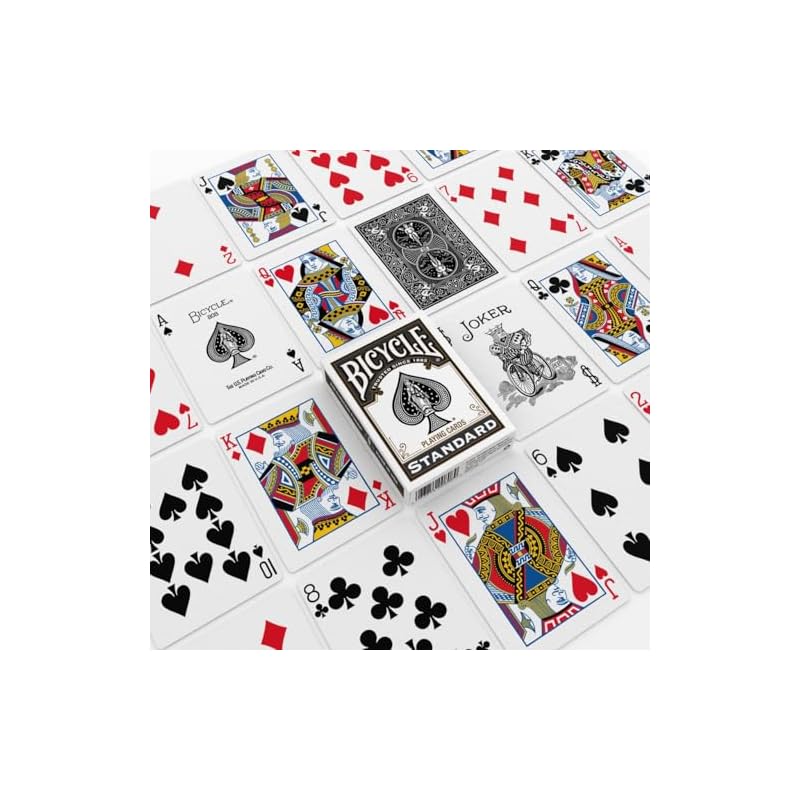 Bicycle Matsui Gaming Machine Playing Cards, 8.8cm (height) X 6.3cm (width), Black Bicycle