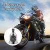 Motorcycle Bell Good Luck Motorcycle Riding Bell Maple Leaves Design Clear Sound Punk Art For Urban-Commuting Cruising Adventure