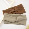 New Wide Cross Headbands For Woman Solid Hairband Elastic Sports Yoga Headwear Girls Hair Band Hair Accessories Korean Style