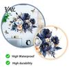 Creative Soft Decoration Gifts Watercolor Flower Wall Stickers, Removable Rose And Peony Decals, Waterproof PVC Mural, Modern Botanical Murals