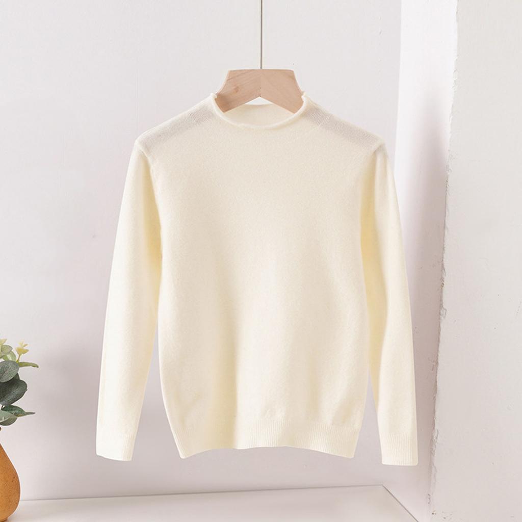 Children's Fashionable Casual Half-high Collar Bottoming Shirt Long-sleeved Top