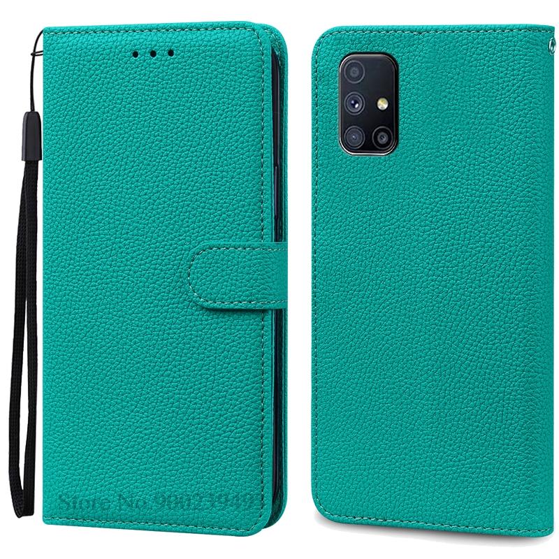 For Samsung M51 Case Soft Silicone Wallet Leather Flip Case For Samsung Galaxy M51 Case M 51 Stand Book Cover Coque Fundas