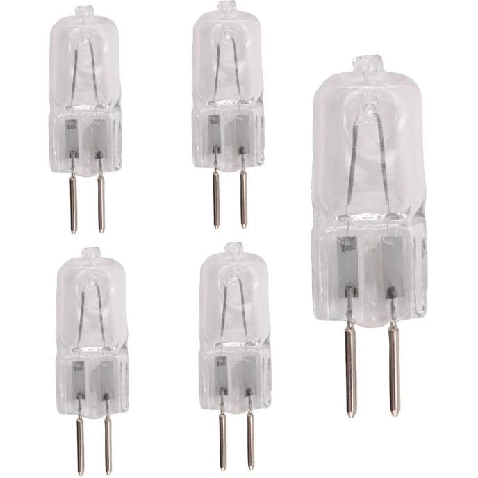 

5Pc GY6.35 Halogen Bulb 220V 35W 50W 75W 100W G6.35 Capsule Bulb 2-Pin Halogen Lamp Beads G6.35 Jc Bi-Pin Base Dimmable 75W 35w