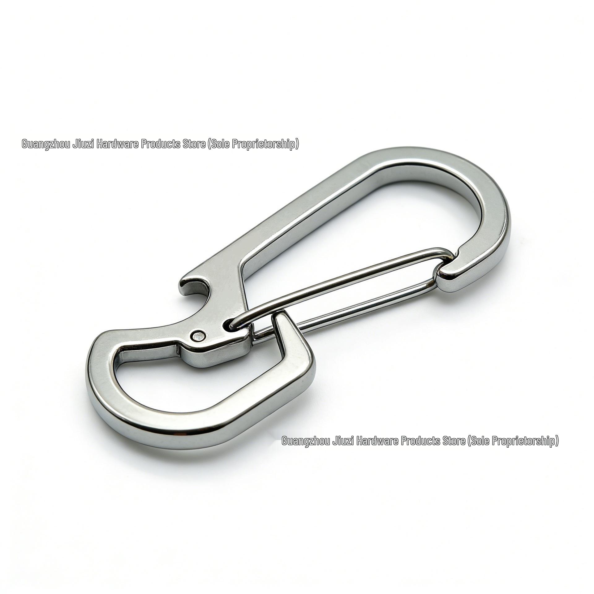 Multi-functional Stainless Steel Mini Bottle Opener Keychain - Creative Portable Home Hanging Buckle Accessory