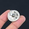 Round Botswana Agate Stone 925 Sterling Silver Promise Birthday Sister Ring US 7