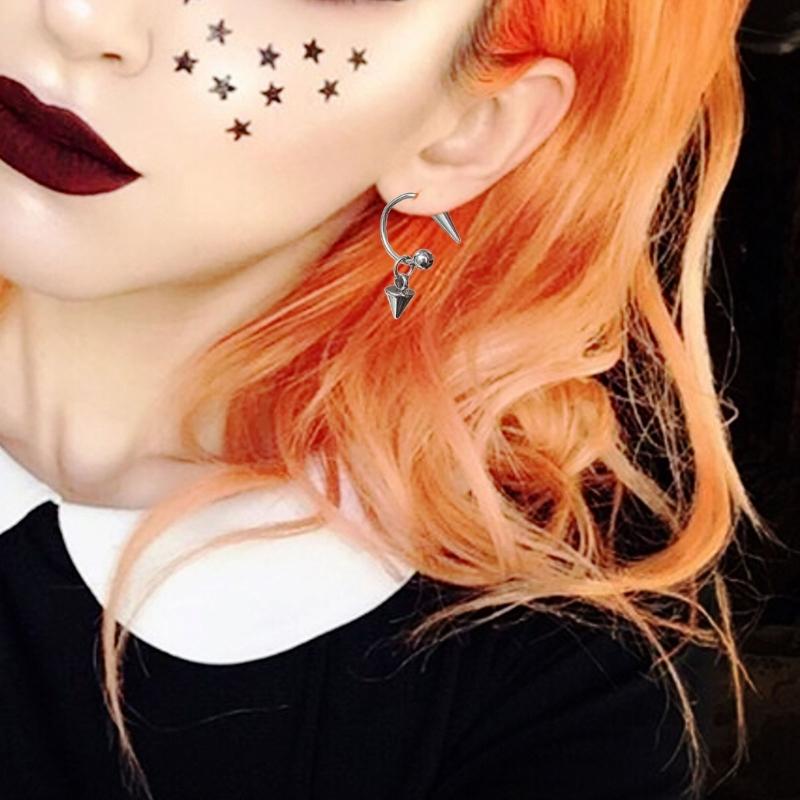 Fashionable Clip On Earring Titaniums Steel Ear Cuff Without Piercing Required Modern Accessory for Everyday Wear