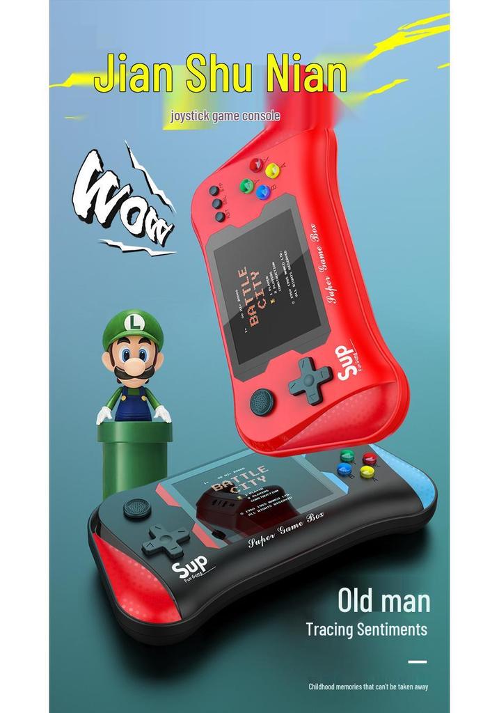 Cross X7M Retro Handheld Game Console: Large Screen, 500 Games, TV Connectable, Two-Player Support