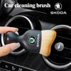 AAFQ1 Car Interior Cleaning Tool Air Conditioner Air Outlet Cleaning Artifact Brush For Skoda Octavia 3 2 Superb 3 2 Karoq Fabia 2