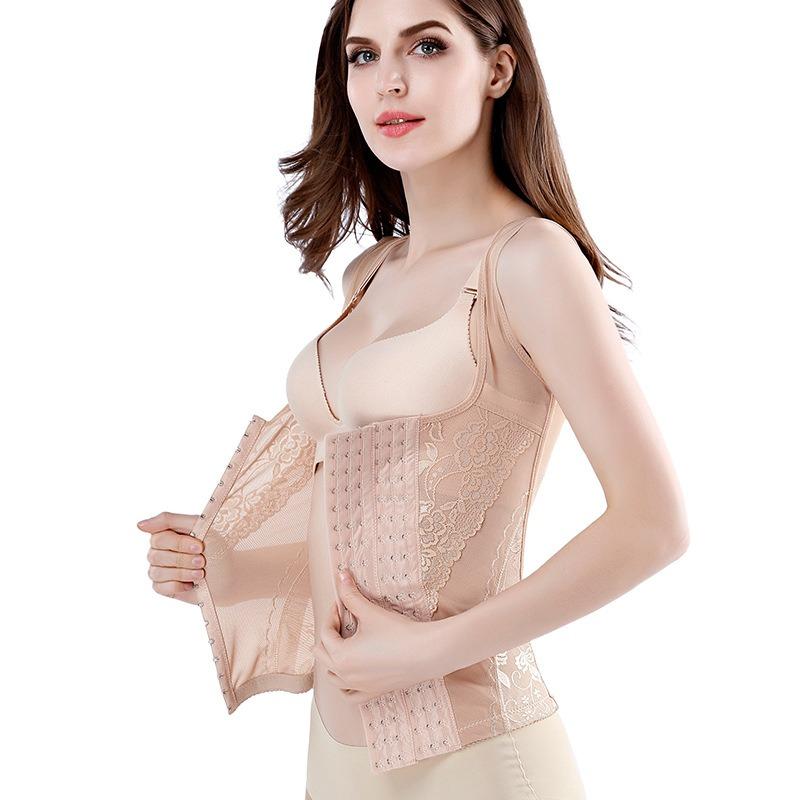 Formgebendes Kleidungsstück Taillenkorsett Push-up Raffendes Weste-Stil Formendes Oberteil Damen-Korsett für nach der Geburt und Bauchkorsett