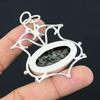 Friendship Day Deal Oval Star Galaxy Jasper Gemstone 925 Silver Pendant Jewelry