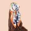 Women Silk Scarf Summer Hair Scarf Silk Satin Neckerchief Female Hair Ties Headband Hair Ornament Woman Bandana Bag Scarves
