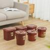 Kung Fu Tea Set Accessory: Tea Dregs Drainage Bucket and Tea Tray Waste Container for Tea Ceremony