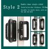 Aluminum Alloy Door Lock Hanging Door Handle Aluminum Frame Door Double Leaf Sliding Double Sided Sliding Door Lock