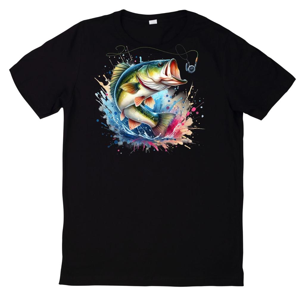 T-Shirt Funny Angler Fish MotifWill Open In a New Window or Tab